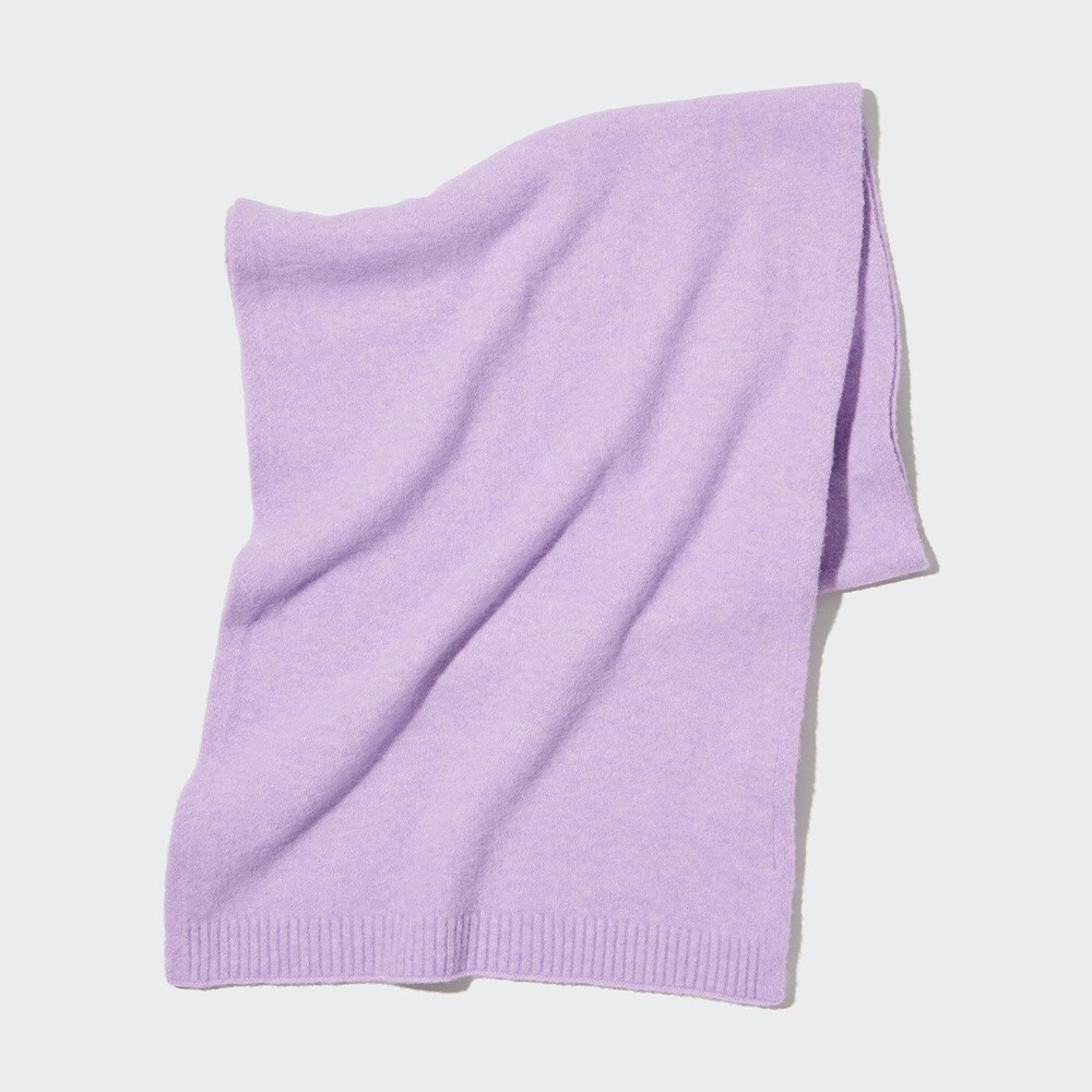 

Женский шарф Uniqlo из пряжи суфле, синий/фиолетовый