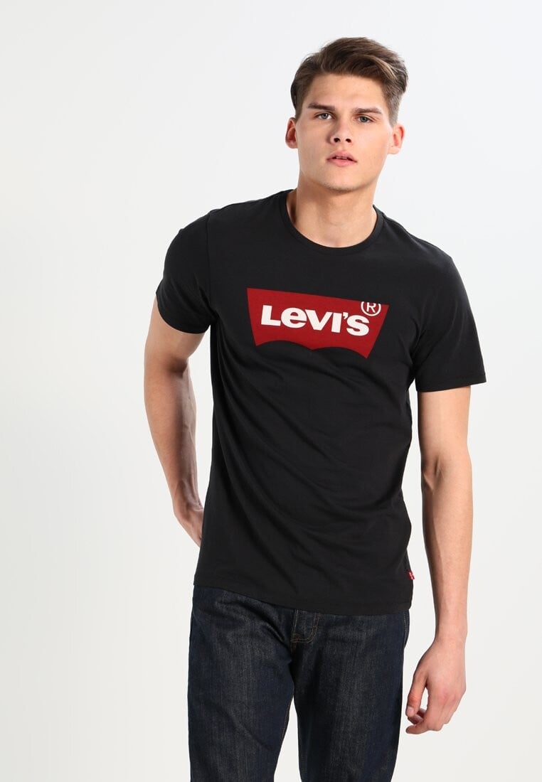 

Футболка с принтом Levi's, черный