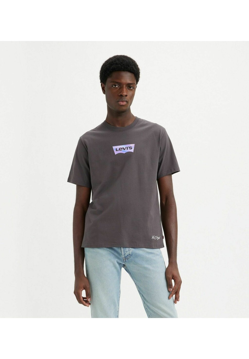 

Футболка с принтом Levi's, синий деним