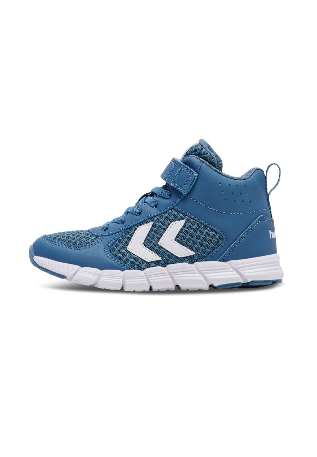 

Кроссовки высокие SPEED MID JR Hummel, цвет bering sea