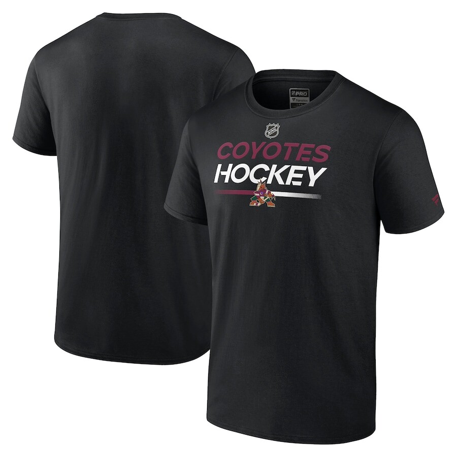 

Футболка с коротким рукавом Fanatics Branded Arizona Coyotes, черный