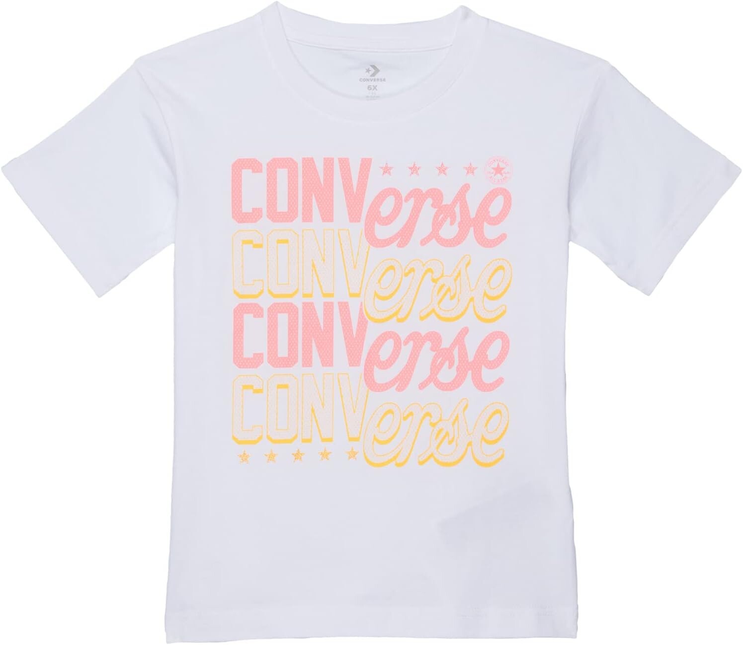 

Футболка Converse Mesh Media Elongated Tee, белый