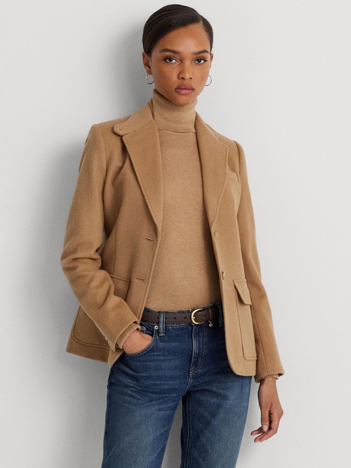 

Lauren Ralph Lauren Блейзер с декоративными деталями, коричневый