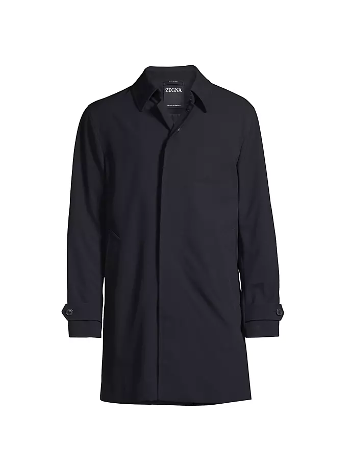 

Тренч Trofeo Elements Zegna, темно-синий