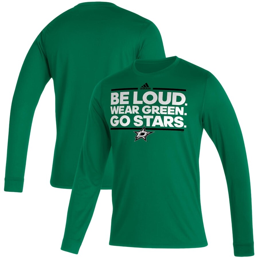 

Футболка с длинным рукавом adidas Dallas Stars, зеленый