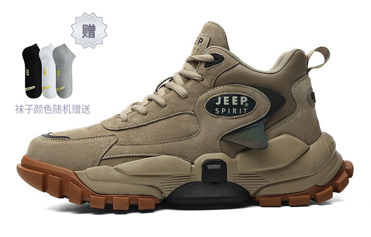 

Кроссовки JEEP SPIRIT Lifestyle Shoes Men Mid-top, цвет 067-1 Sand