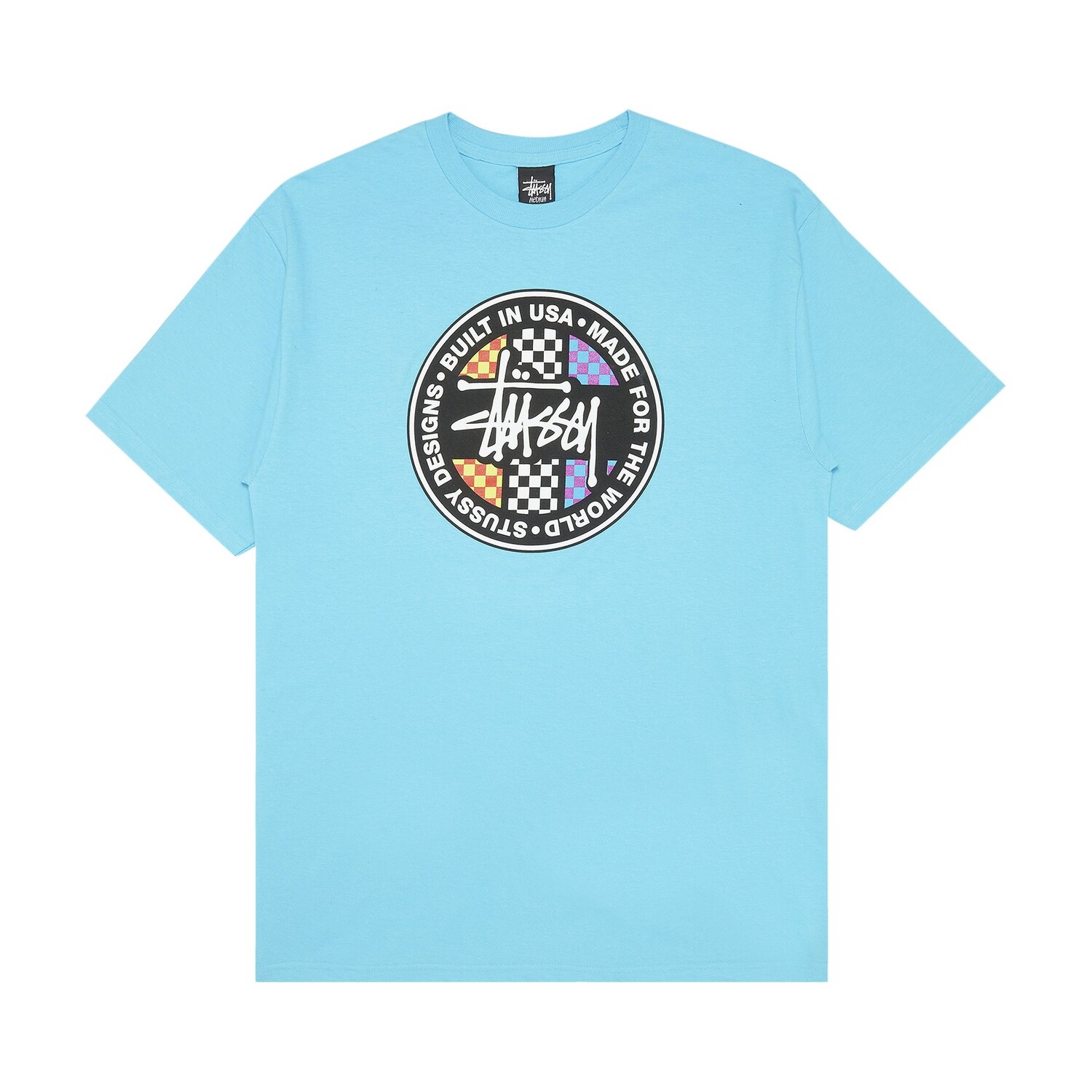 

Футболка в горошек Stussy, темно-бирюзовая, Зеленый