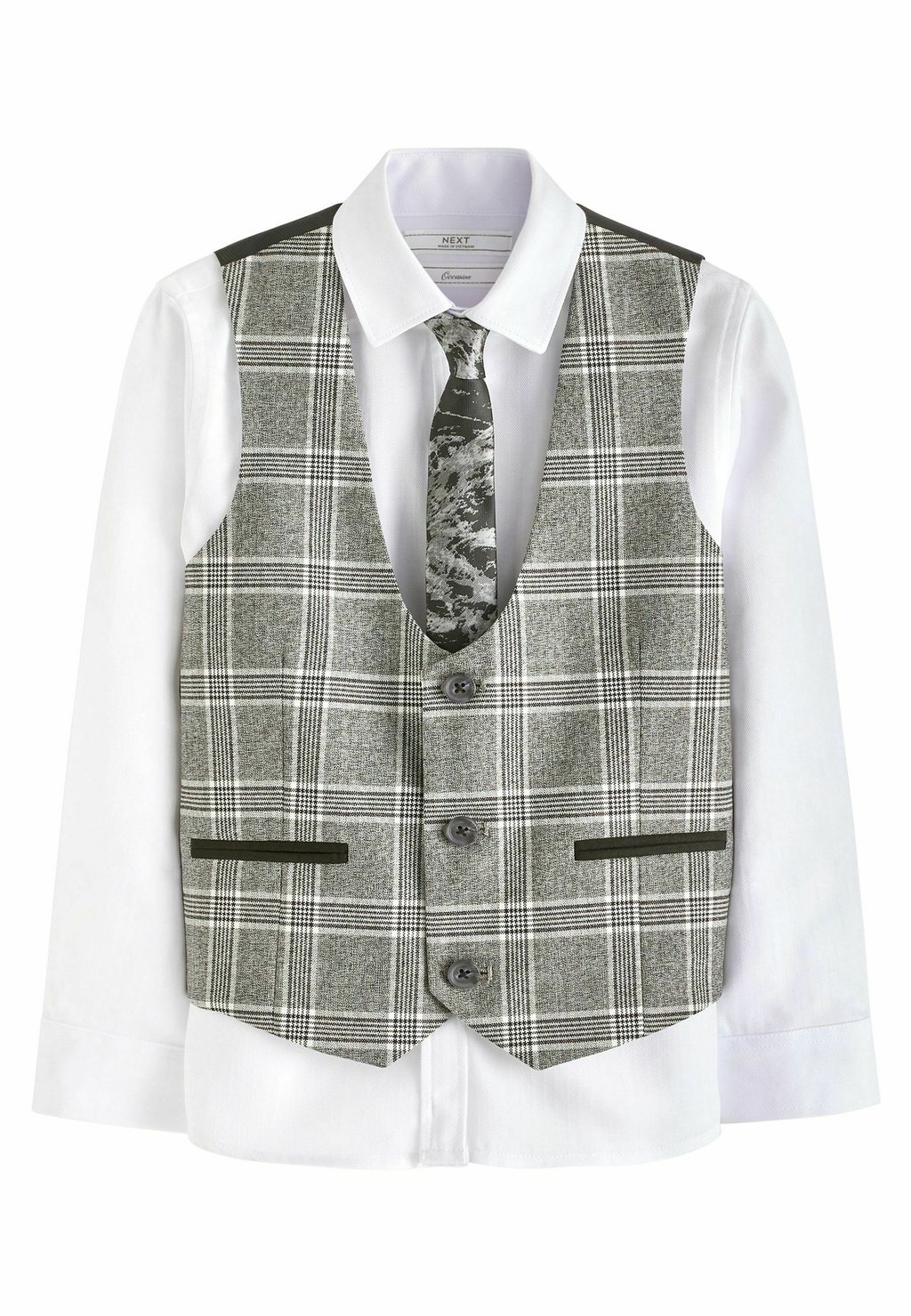 

Жилет WAISTCOAT, SHIRT & TIE SET Next, цвет grey