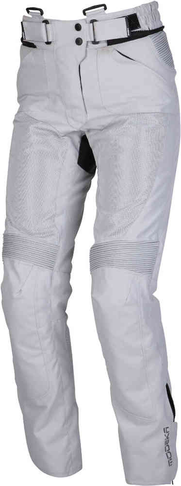 цена Женские мотоциклетные текстильные брюки Veo Air Modeka, светло-серый