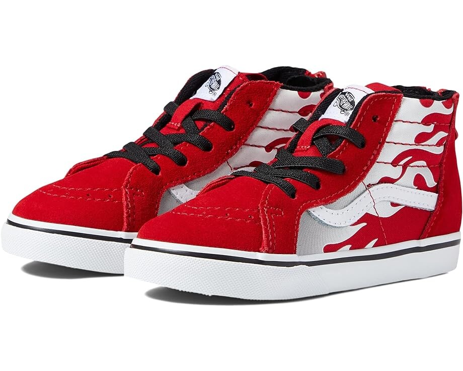 

Кроссовки Vans Sk8-Hi Zip, цвет Ferocious Flame Racing Red/Black