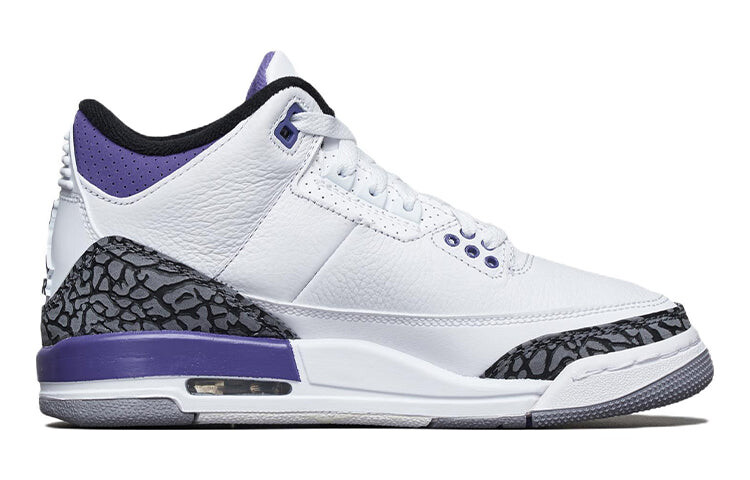 

Кроссовки женские Jordan Air Jordan 3 Vintage баскетбольные, черный / белый / фиолетовый