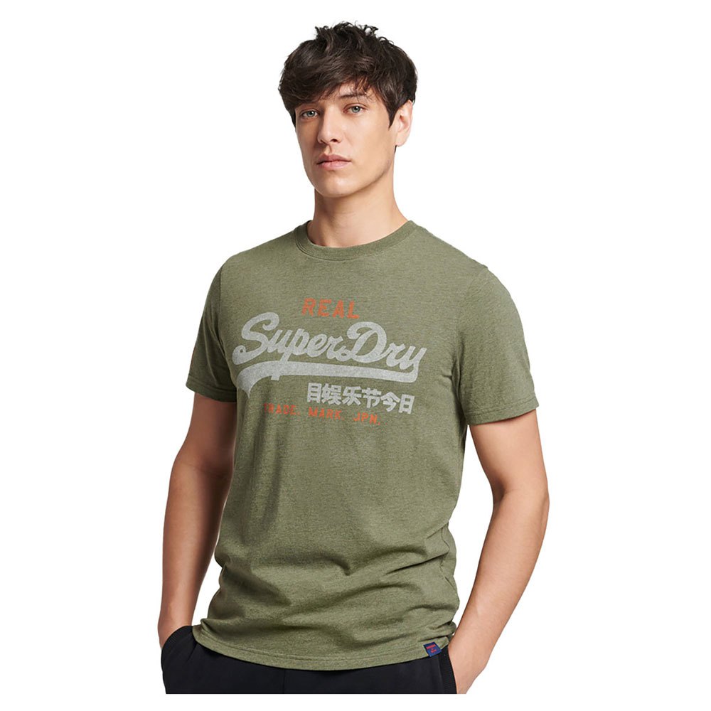 

Футболка Superdry Vintage Vl Classic Mw, зеленый