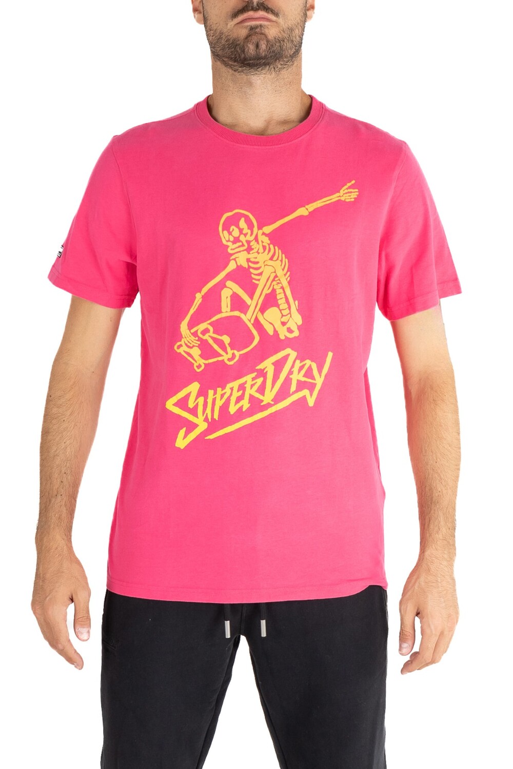 

Футболка Мужская МАЛИНОВАЯ РОЗОВАЯ SUPERDRY, розовый