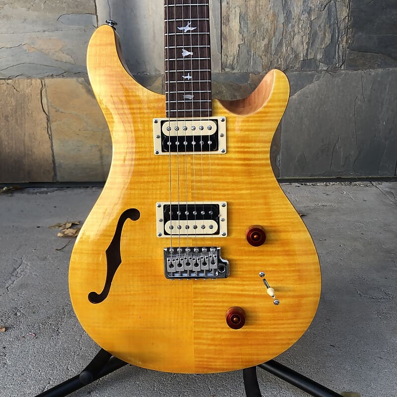

Электрогитара PRS SE Custom 22 Semi-Hollow Santana Yellow
