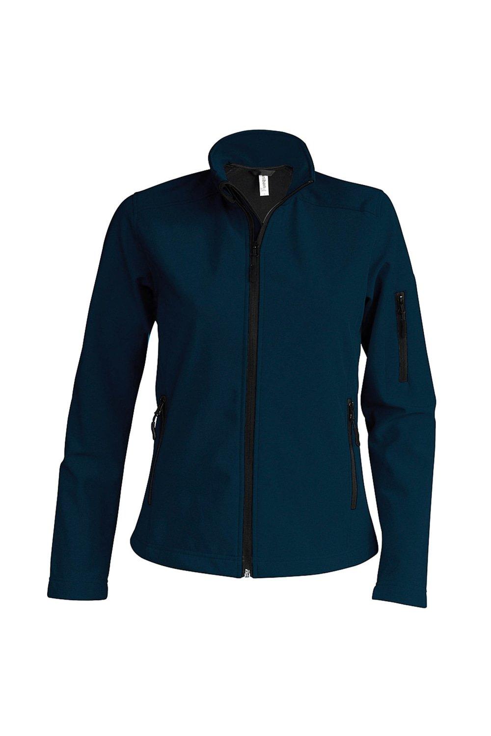 цена Современная трехслойная куртка Softshell Performance Kariban, темно-синий