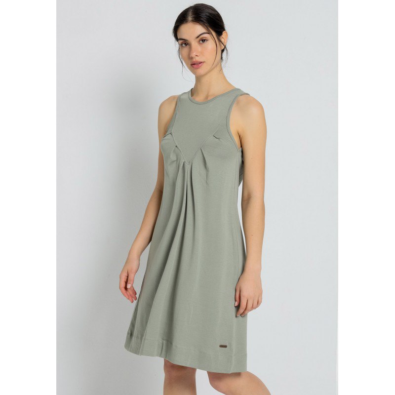 Платье Lois Jeans Sleeveless Short, зеленый