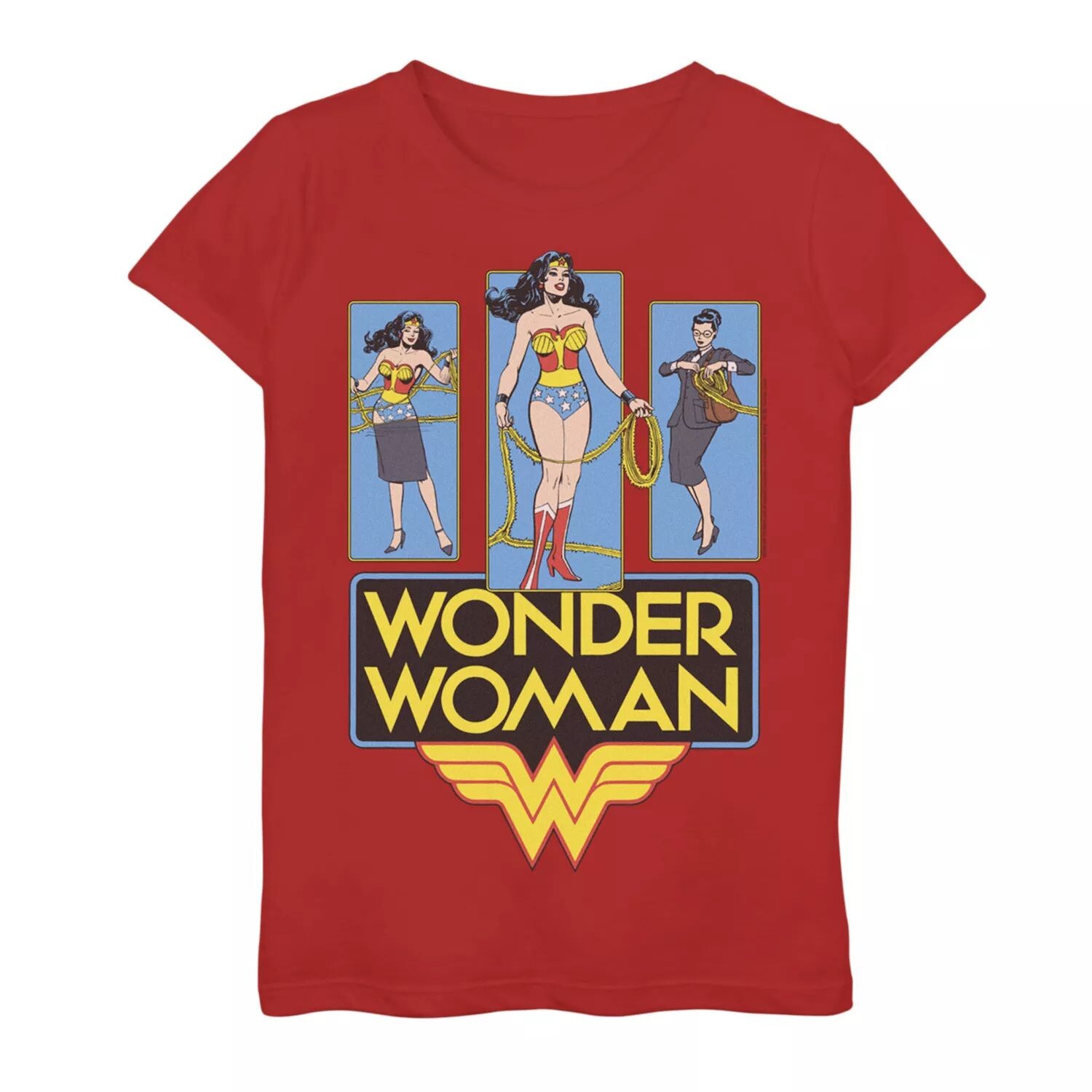 

Футболка с рисунком Wonder Woman Wonder Change для девочек 7–16 лет DC Comics
