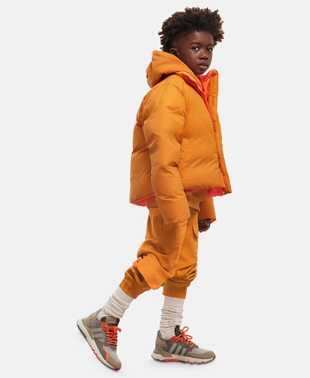 

Двусторонняя куртка adidas, оранжевый