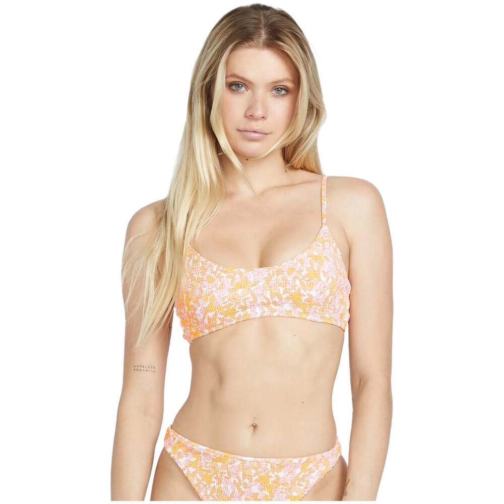 

Топ бикини Volcom Coco Crop, желтый