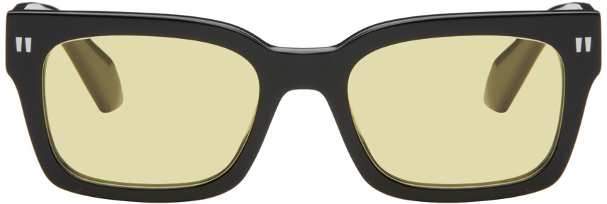 

Черные солнцезащитные очки Midland Off-White, цвет Black/Yellow