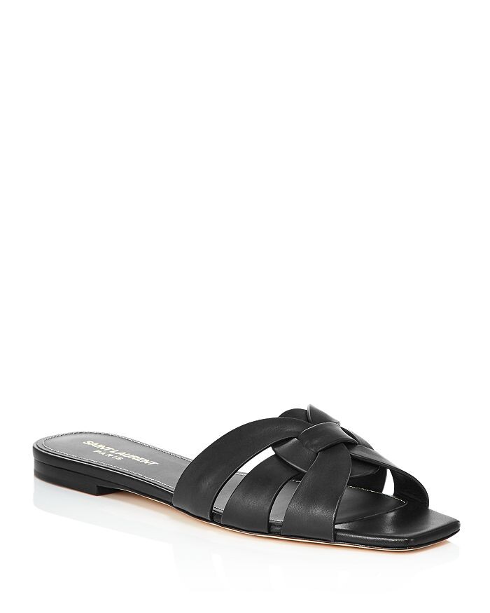 

Женские кожаные сандалии Nu Pieds Saint Laurent