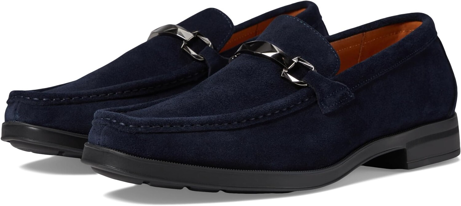 

Лоферы Stacy Adams Paragon Suede Slip On Loafer, цвет Navy Suede