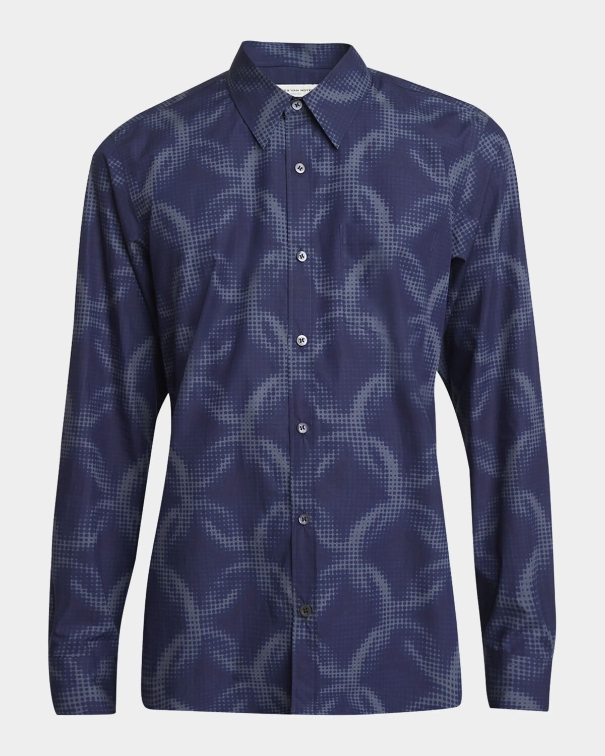 

Мужская спортивная рубашка Corbino Dries Van Noten, синий