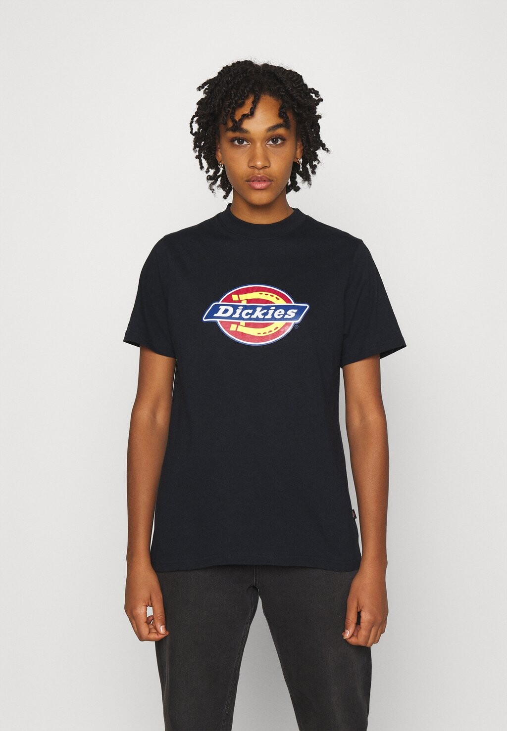 Футболка с принтом ICON LOGO TEE Dickies, цвет black