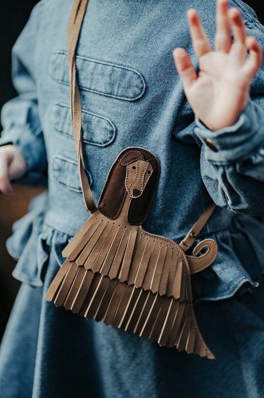 

Thima Purse Детская кожаная сумка Afghan Hound Donsje, бежевый