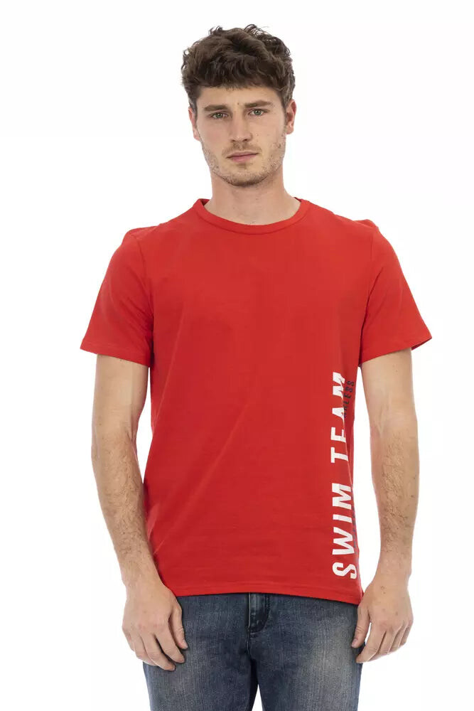 

Хлопковая мужская футболка Bikkembergs, красный