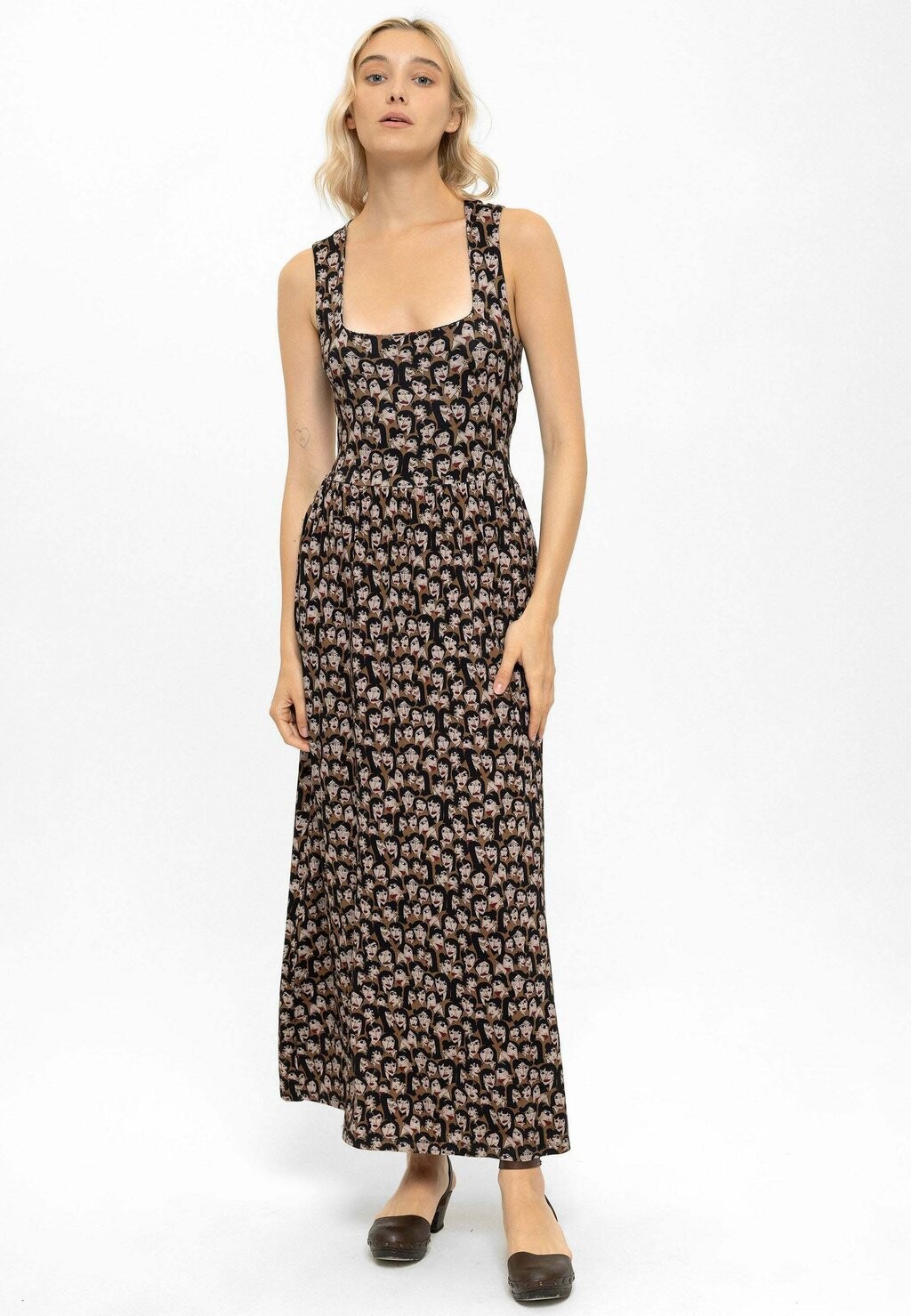 

Длинное платье Cross Back Detail anou anou, цвет camel