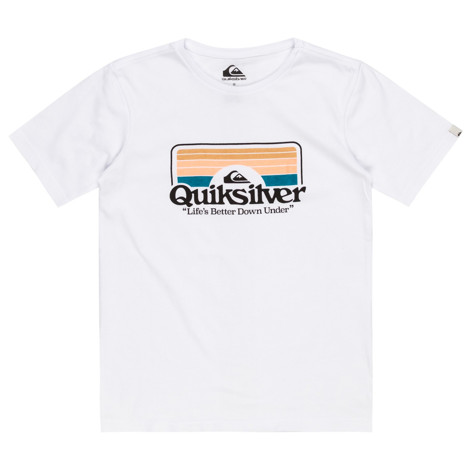 

Футболка Quiksilver Kid's Step Inside S/S, белый