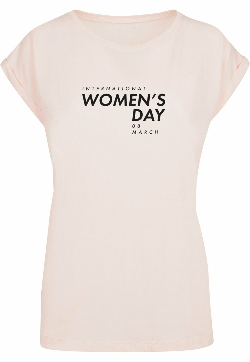 

Футболка с принтом INTERNATIONAL WOMEN'S DAY 3 EXTENDE Merchcode, розовый
