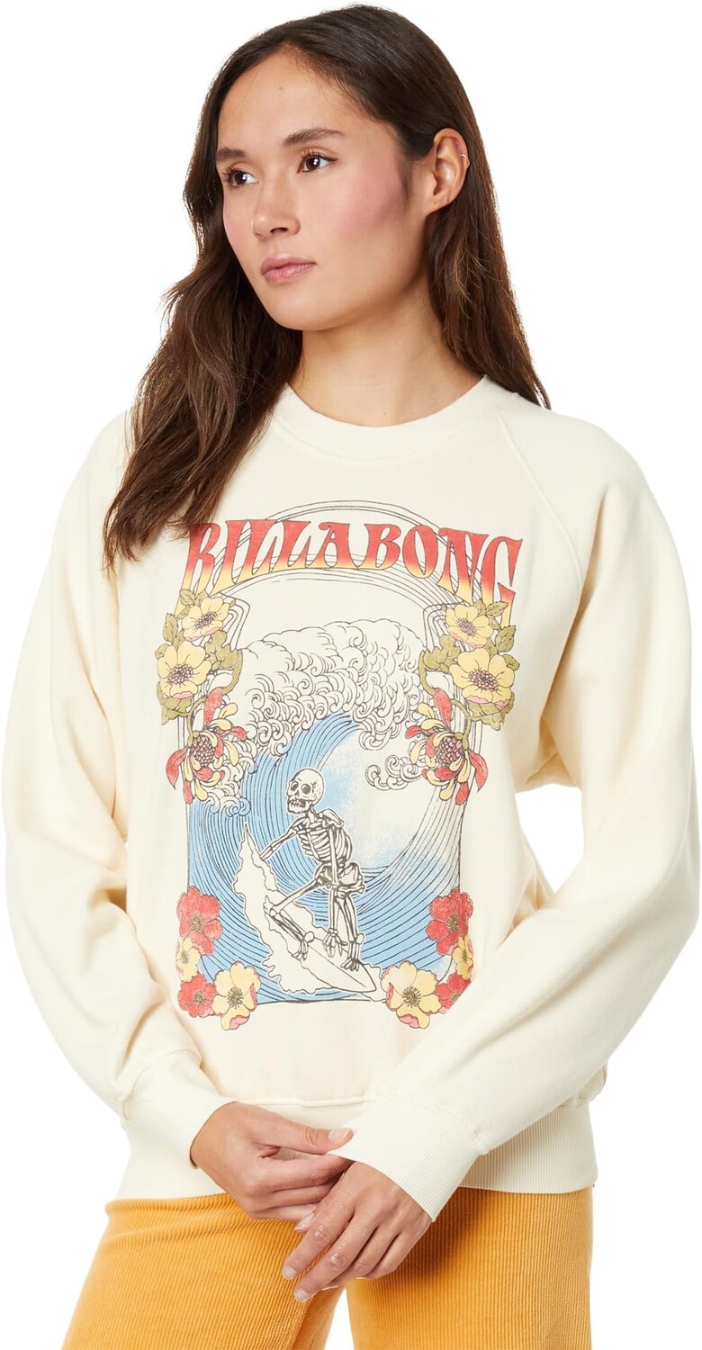 

Толстовка Here We Go Fleece Top Billabong, цвет White Cap