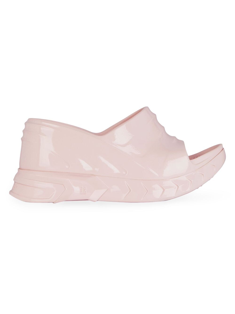 

Резиновые сандалии на танкетке Marshmallow Givenchy, розовый
