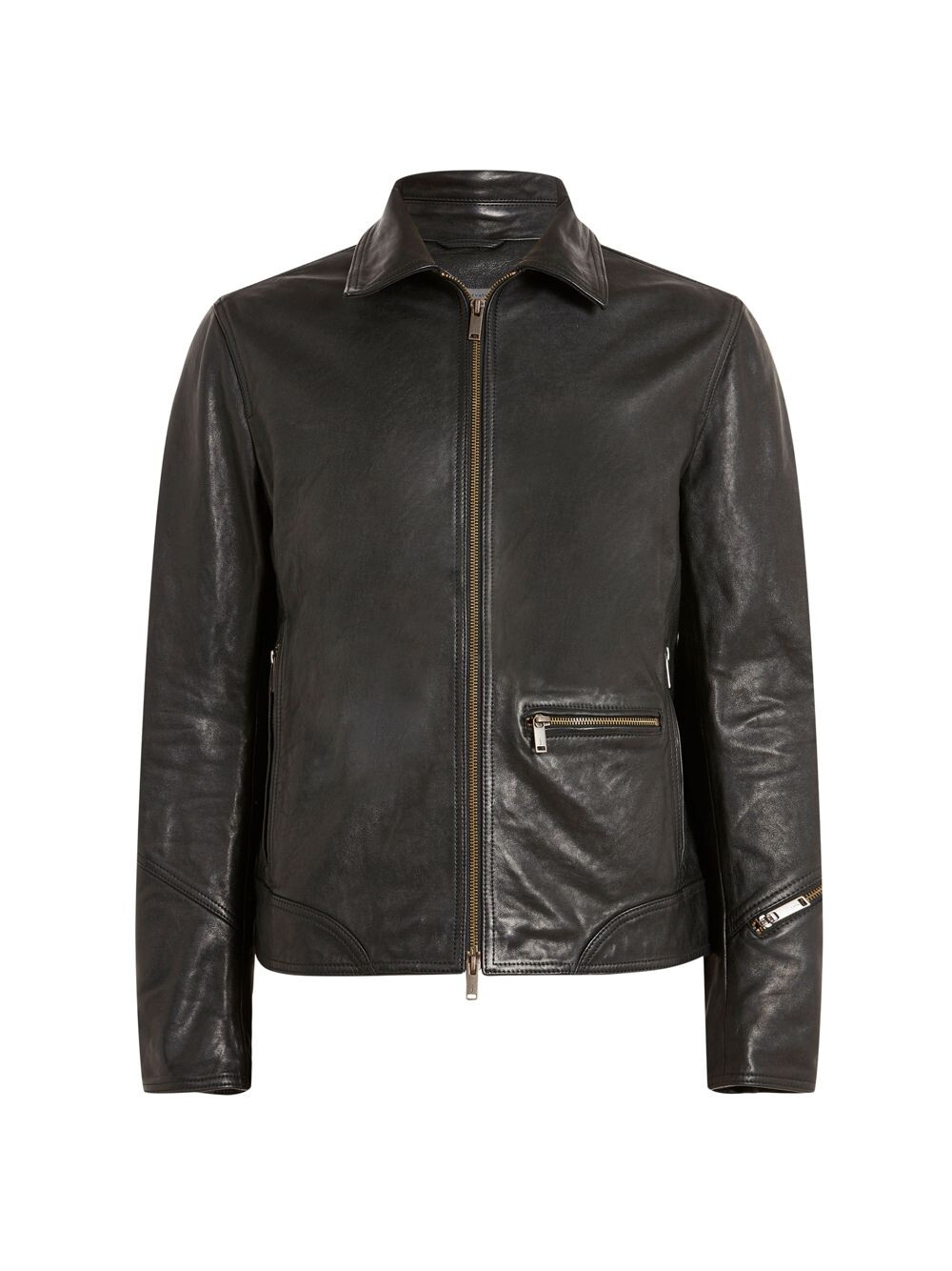 

Кожаная куртка Деграу John Varvatos, черный