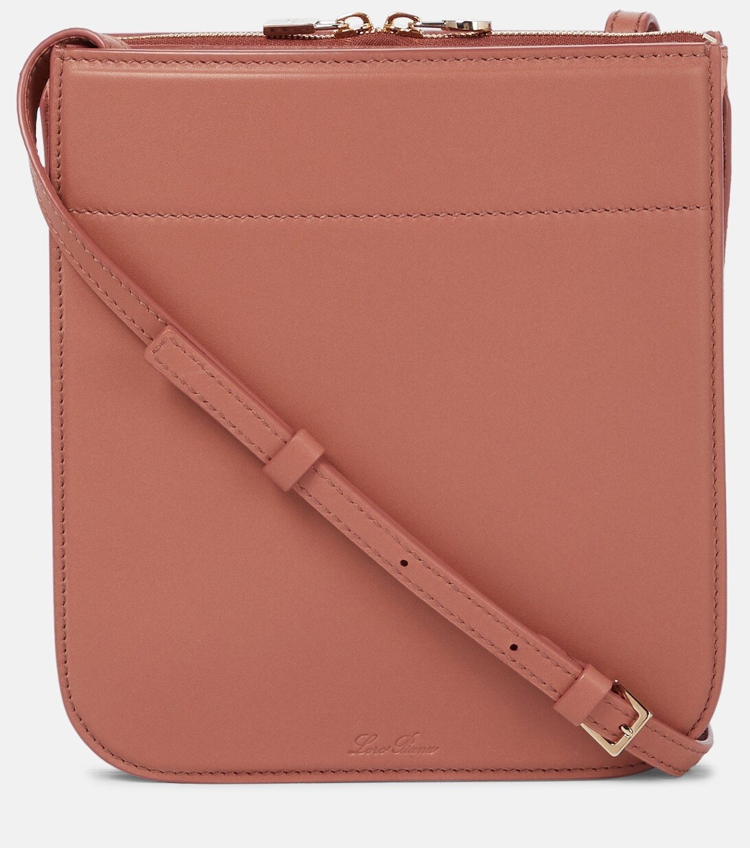 

Кожаная сумка через плечо My Way Mini Loro Piana, розовый
