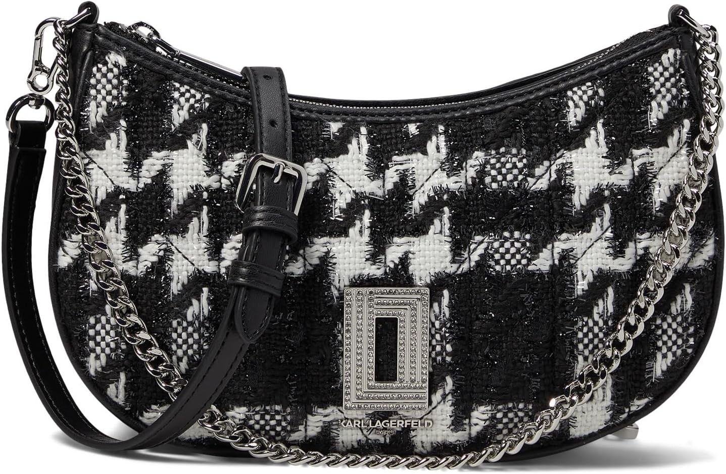 

Сумка Lafayette Demi Karl Lagerfeld Paris, цвет Black/White ABS Houndstooth