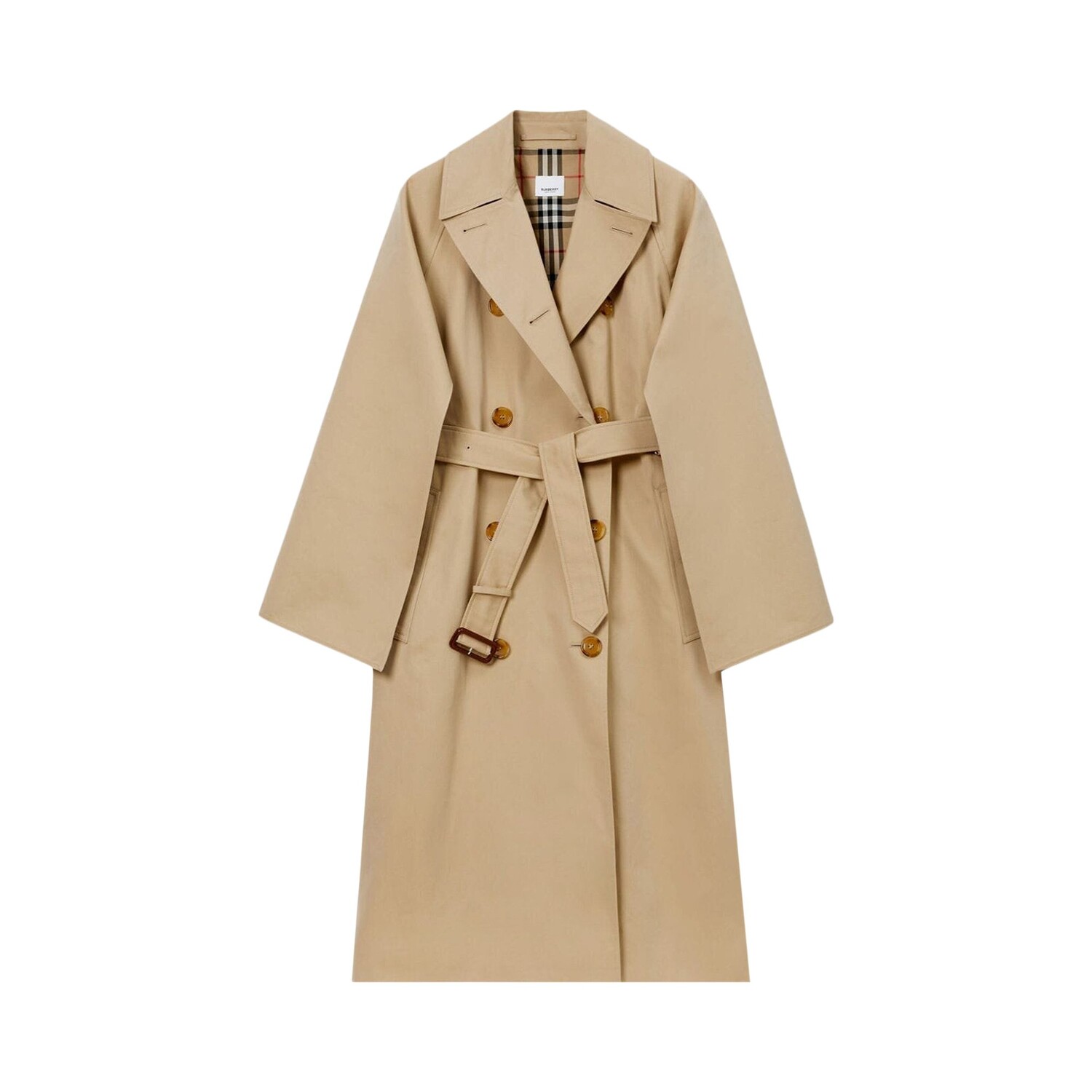 

Тренч Burberry из габардина Медовый