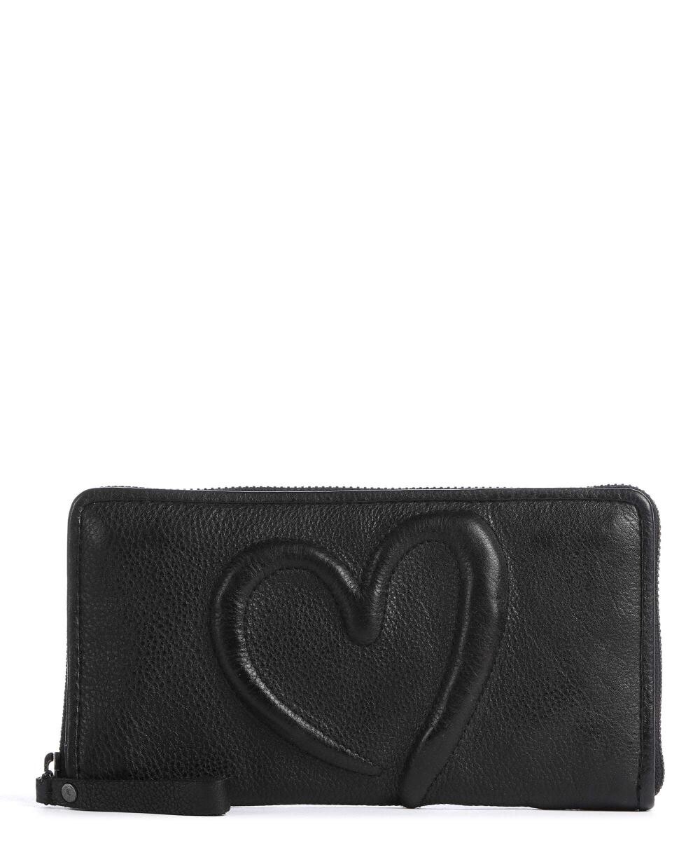 

Кошелек Herzgasse 5 из зерненой кожи Taschendieb Wien, черный