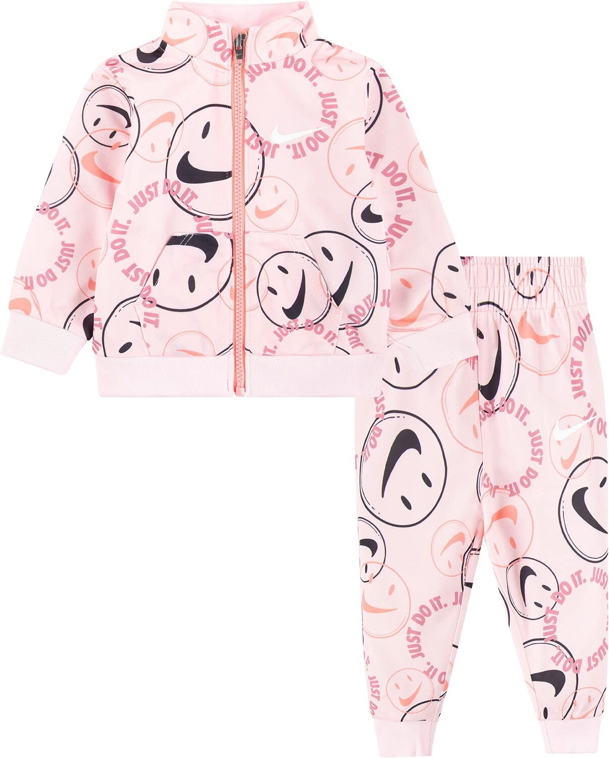 

Детский набор Nike All Over Print Tricot Set, цвет Pink Foam