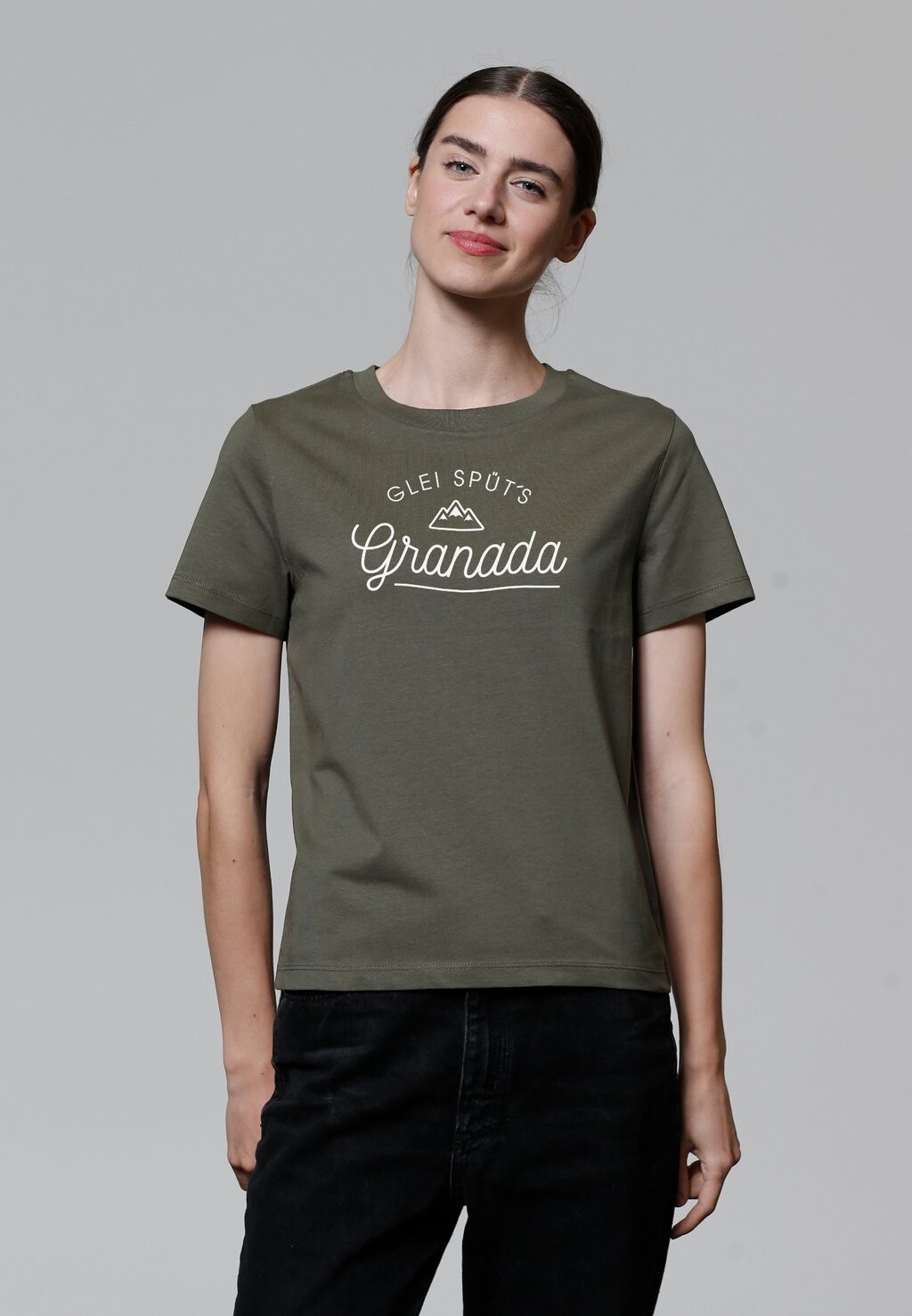 

Футболка с принтом GLEI SPÜT'S GRANADA watapparel, хаки