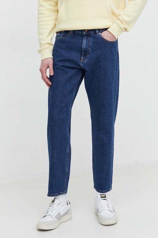 Джинсы Tommy Jeans, темно-синий джинсы свободного кроя mom tommy jeans цвет denim dark