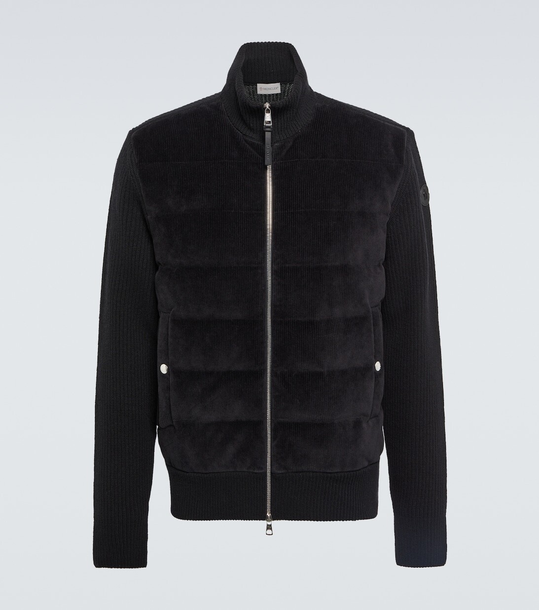 

Куртка из вельвета и шерсти Moncler, черный