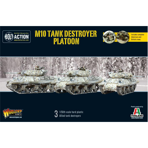 Фигурки Us M10 Tank Destroyer Platoon Warlord Games