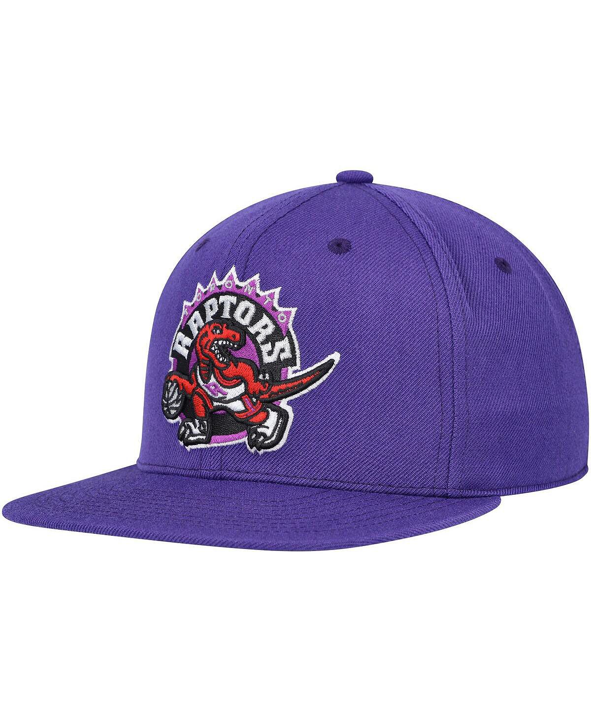 Мужская фиолетовая кепка Toronto Raptors Hardwood Classics MVP Team Ground 2.0 Mitchell & Ness