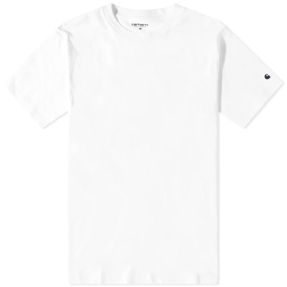 

Футболка Carhartt WIP Base, белый/черный