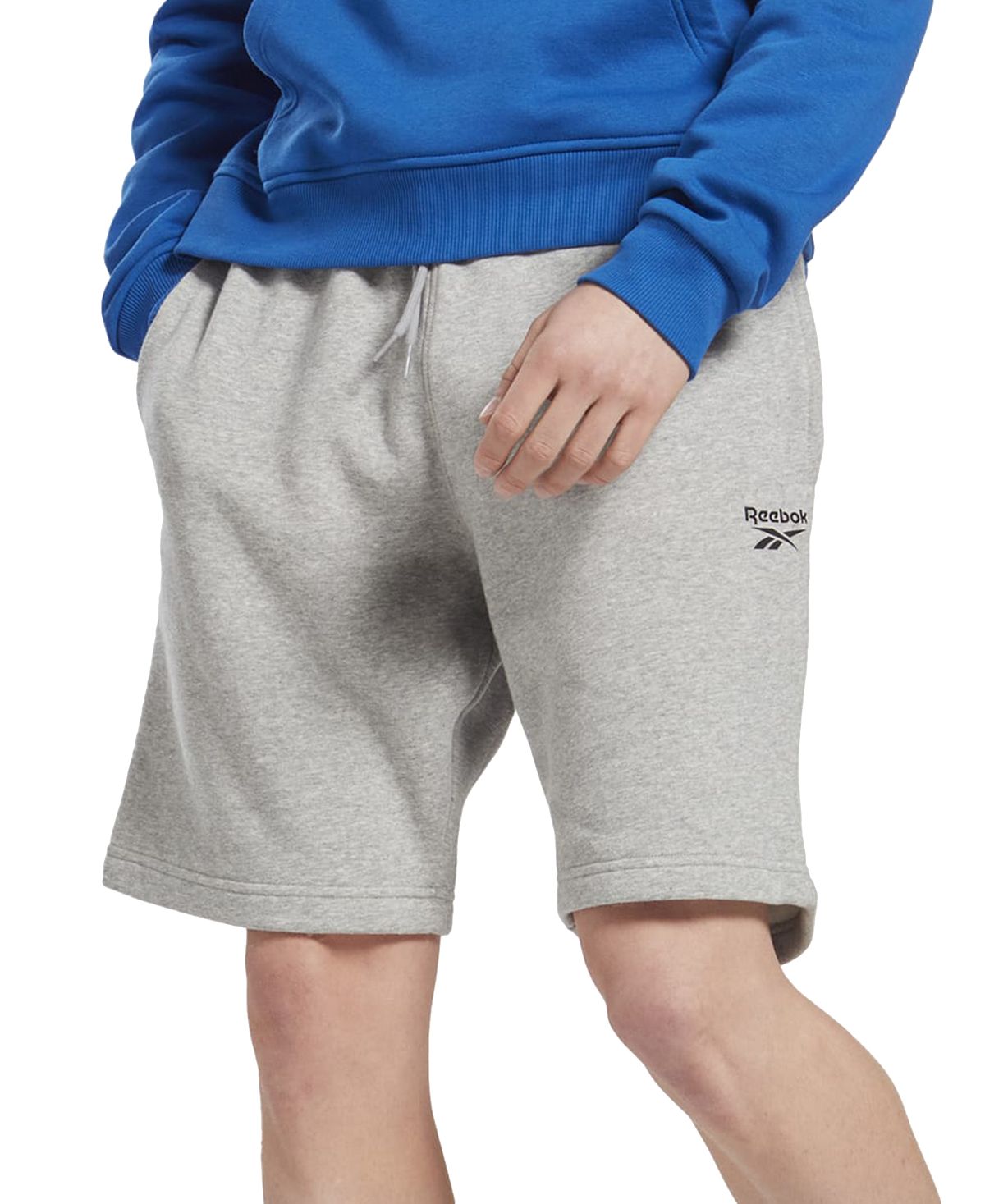 Мужские спортивные шорты классического кроя Identity с логотипом Reebok шорты reebok reebok identity energy fleece short размер m синий