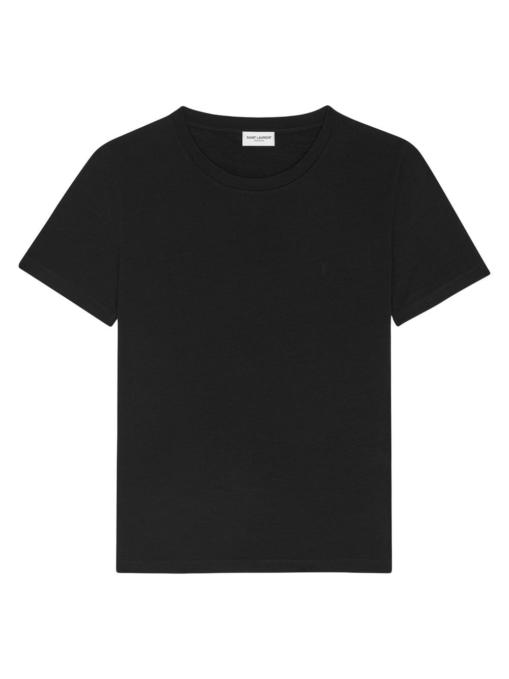 

Футболка с монограммой из шерстяного джерси Saint Laurent