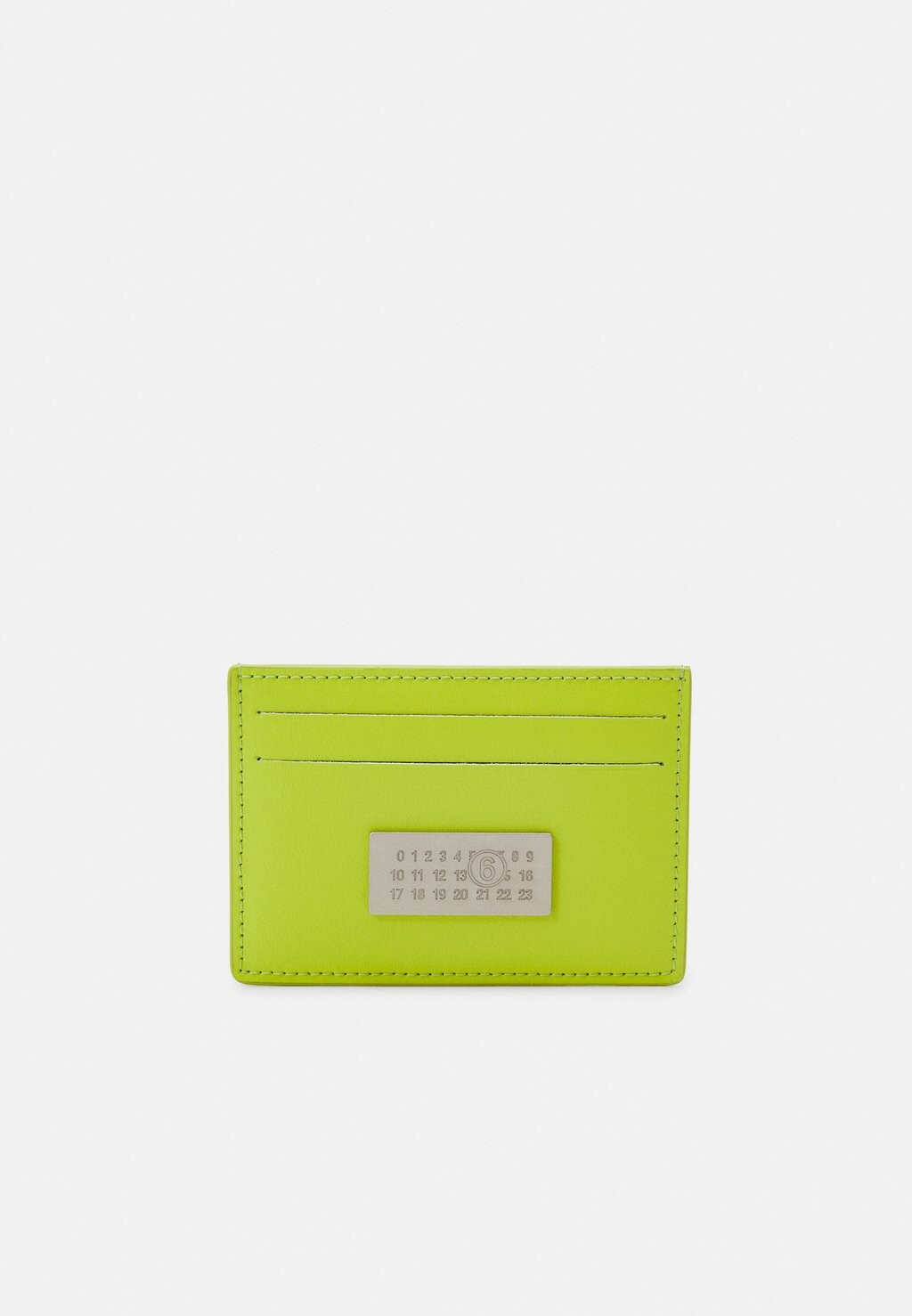 

Кошелек MM6 Maison Margiela ЦИФРОВАЯ КАРТОЧКА, цвет lime green